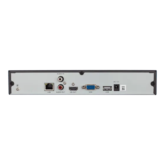 Задняя панель AT-NVR-2116 (v2e) ATIX